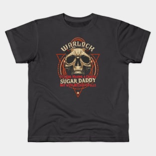 Warlock Daddy for Fantasy Tabletop Roleplayers Kids T-Shirt